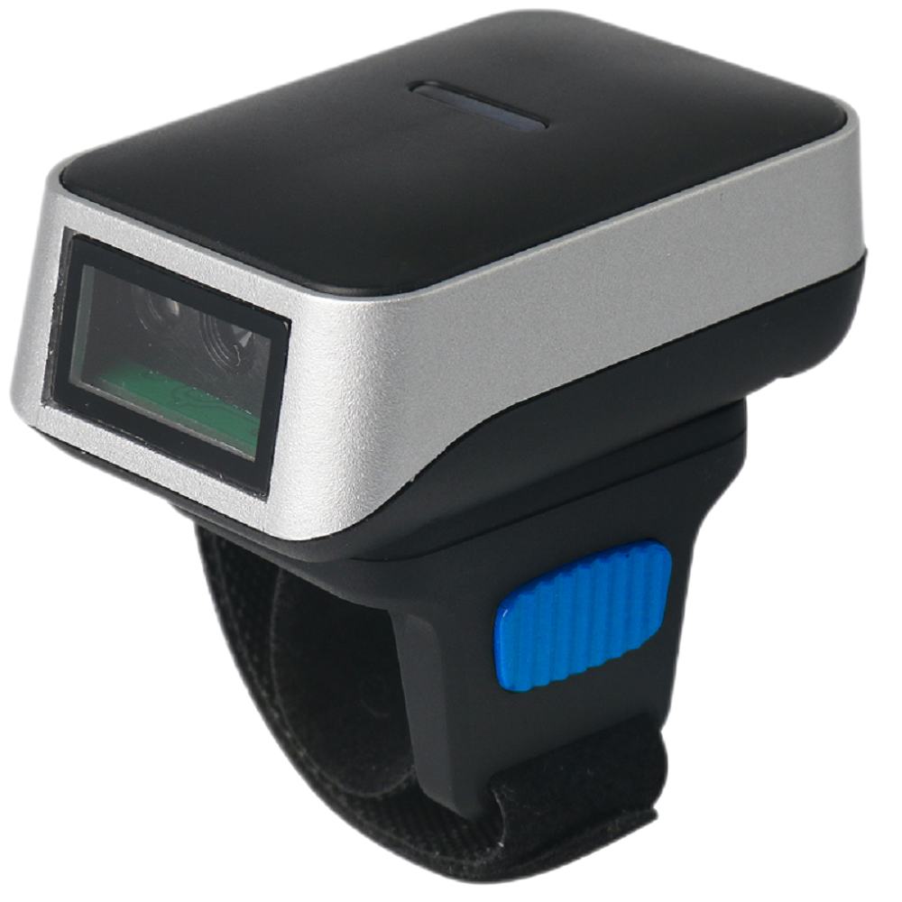 T-1902B Ring Type Wearable 2D Bluetooth & 2.4G Wireless Mini Barcode ...